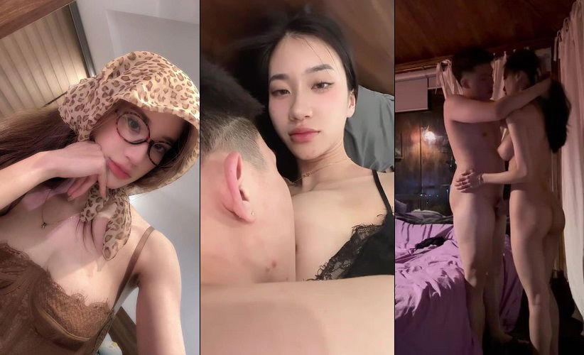 sex gái xinh lộ hàng Cô bé quàng khăn với cặp vú cực phẩm