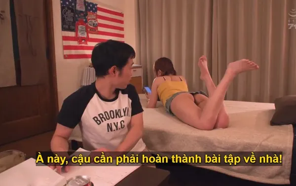 phim sex hy ở nhà làm bài tập cũng không yên với nhỏ bạn thân chuyên “chăn chuối”